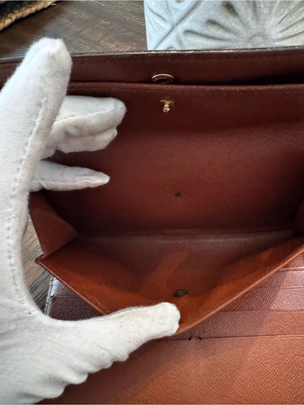 Louis Vuitton Monogram Porte Tresor International Trifold Long Wallet/vintage